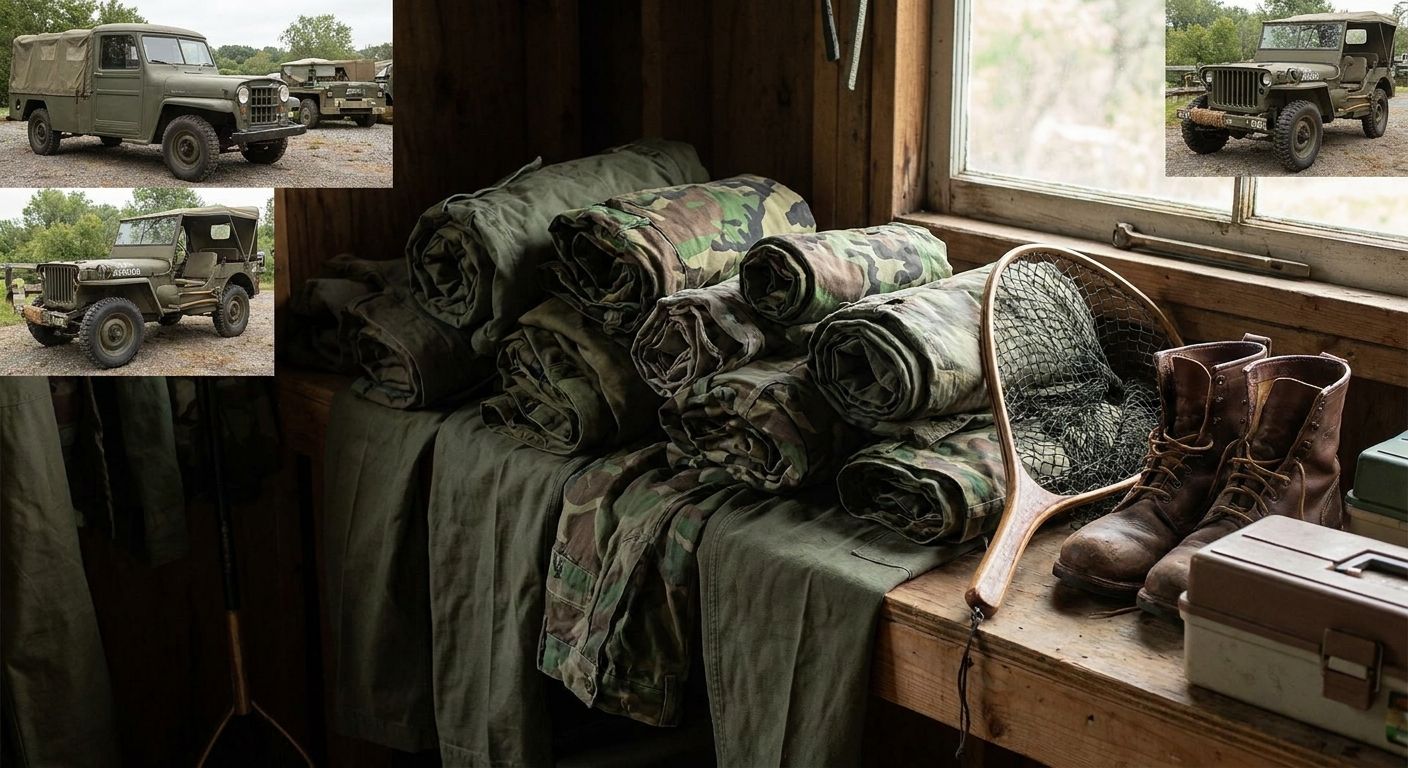 Best army surplus trousers for anglers and river fishing