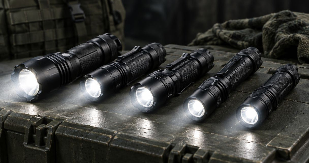 Best tactical torches ranked by lumens and battery life 2026