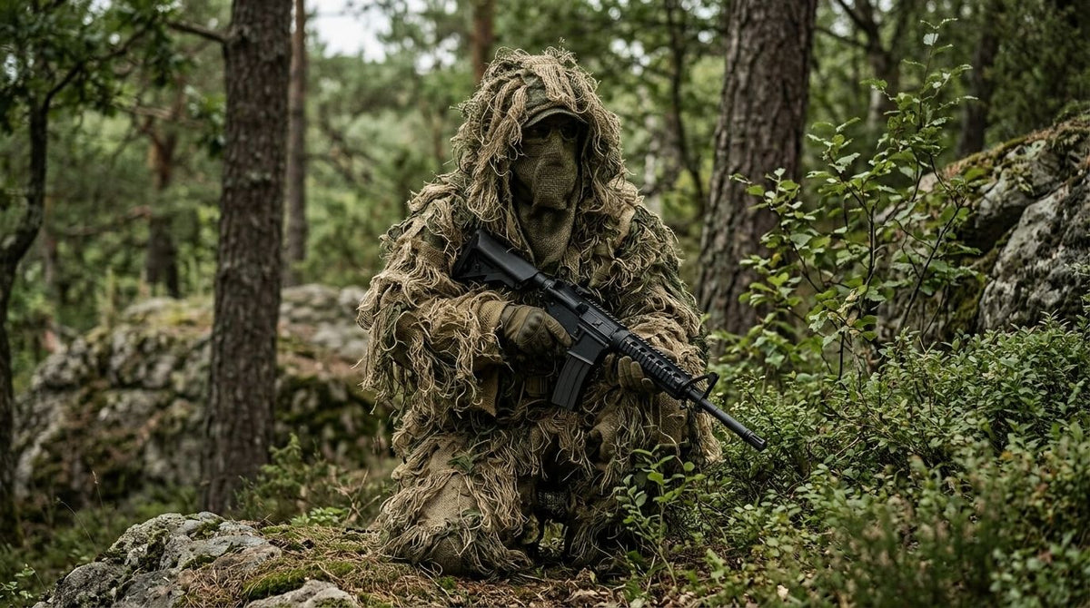 Ghillie suits for airsoft and paintball camouflage