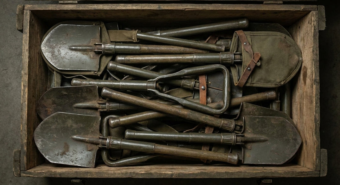 Entrenching tools for archaeology and metal detecting digs