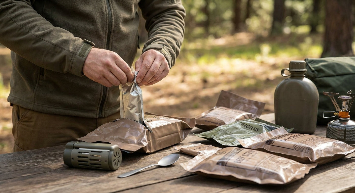 How to use military ration packs safely
