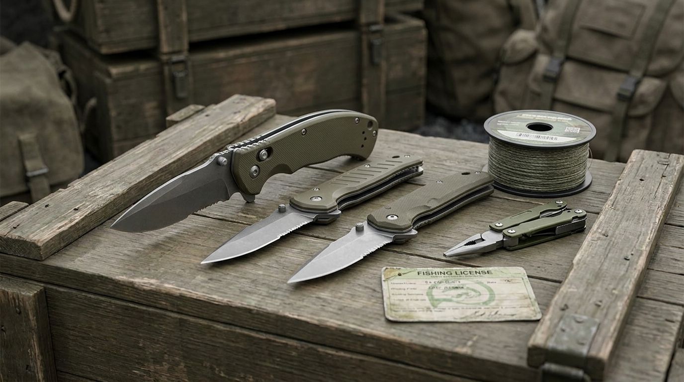 Best folding knives for fishing and angling