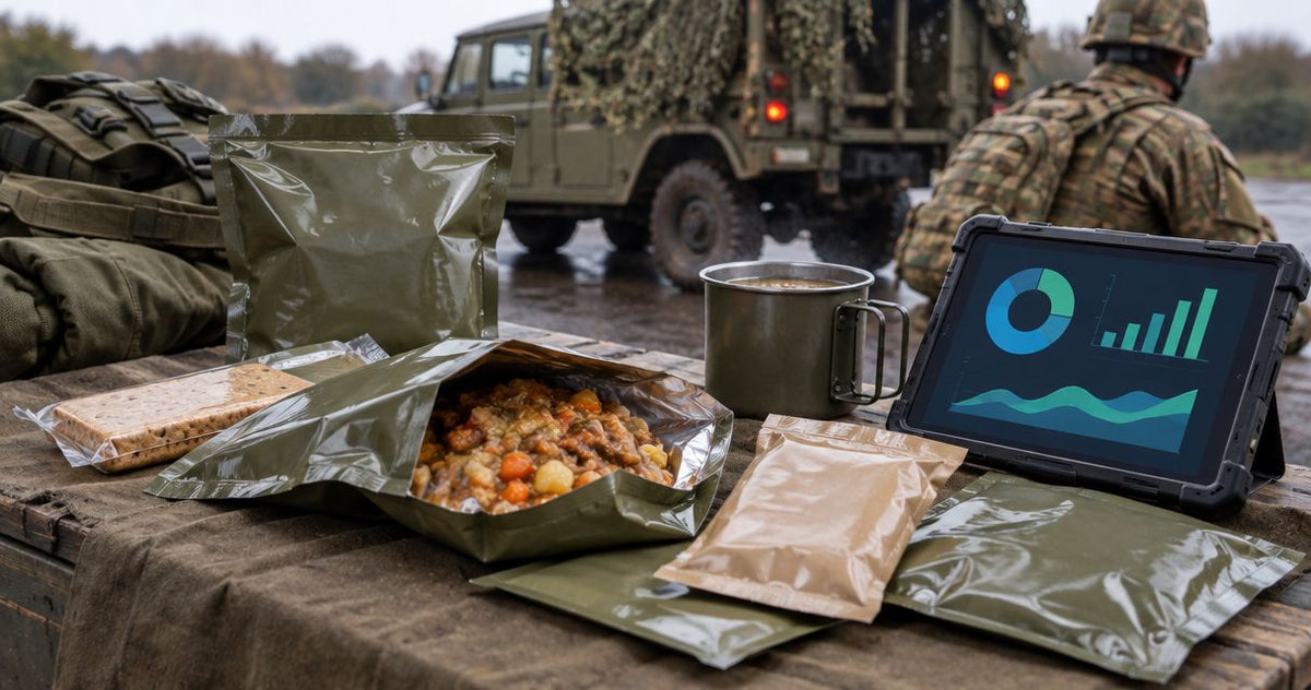 British Army ration pack calories by menu 2026