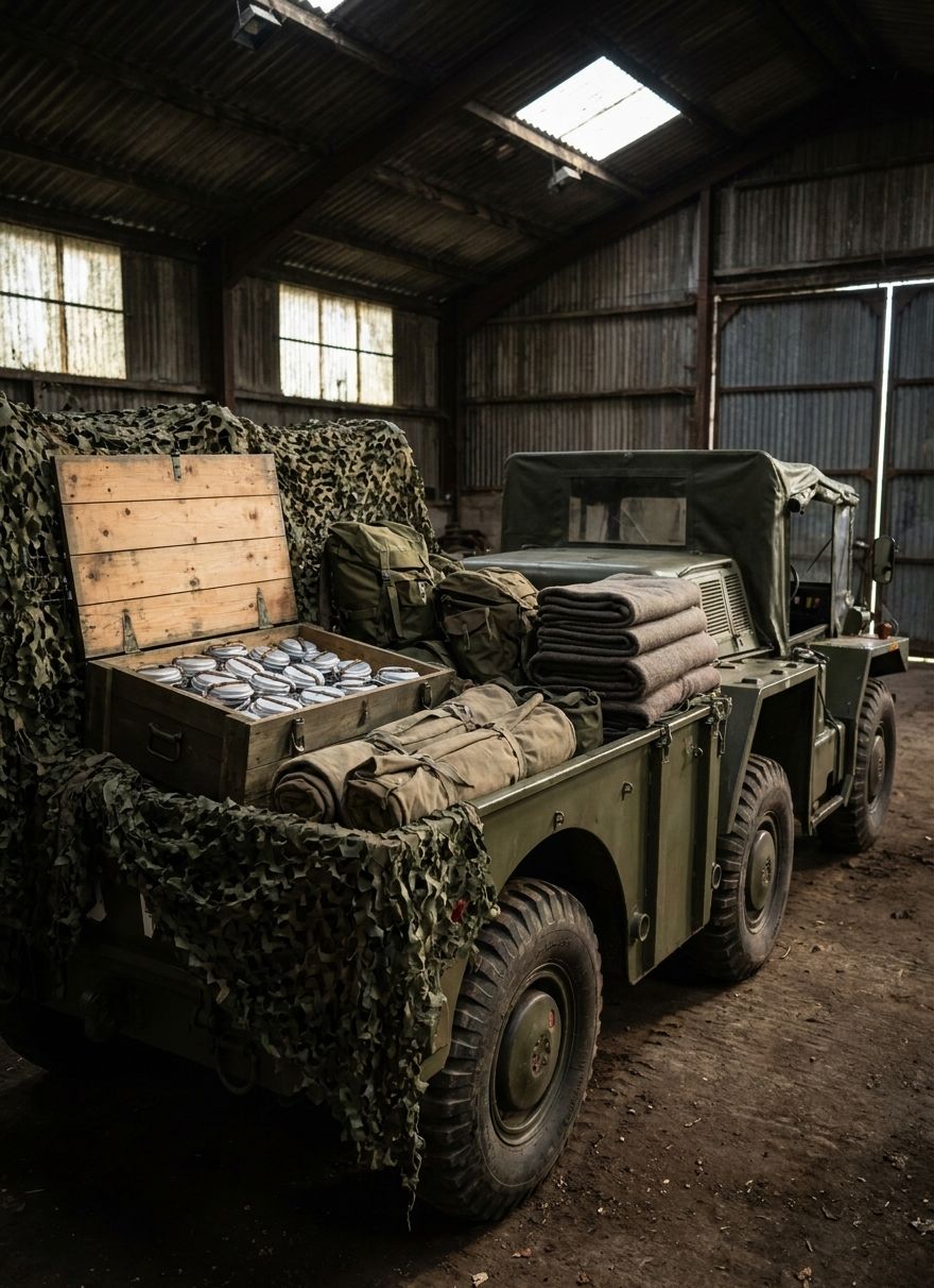 Military surplus gear for scout leaders