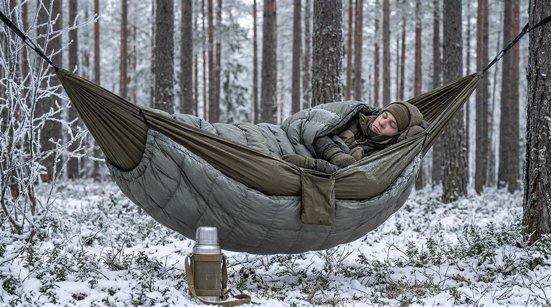 Is a DD hammock warm enough for winter camping?