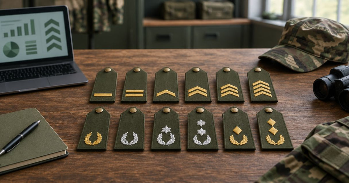 Army cadet badge chart by rank 2026