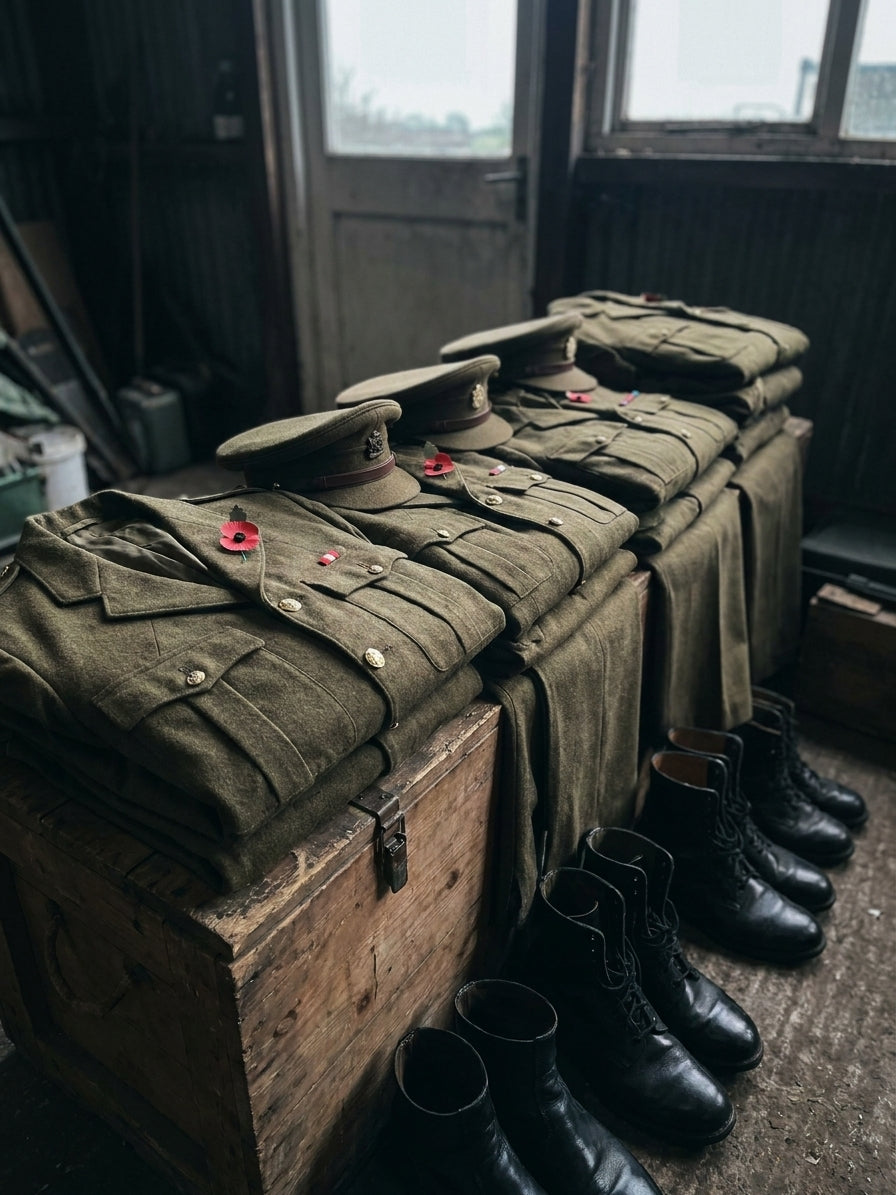 Military uniforms for Remembrance Day parades and events