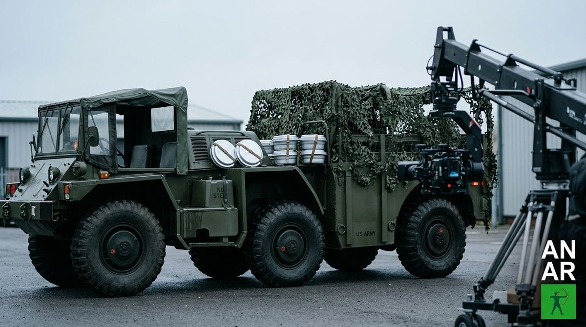 Military vehicle hire for corporate film and photo shoots