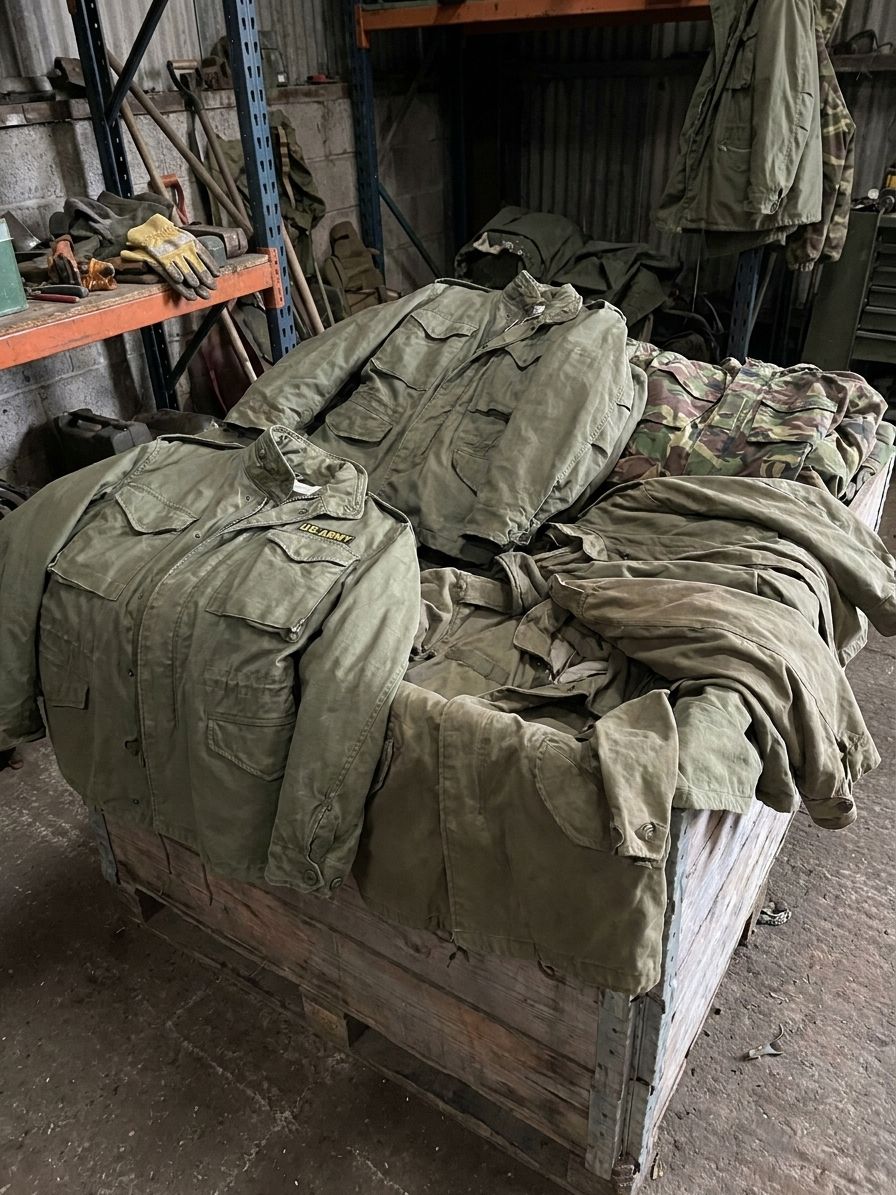 Military surplus jackets for outdoor work