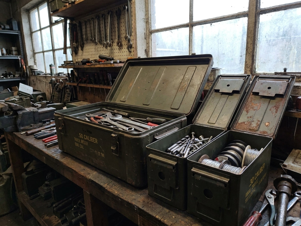 Best ammo boxes for tool and workshop storage
