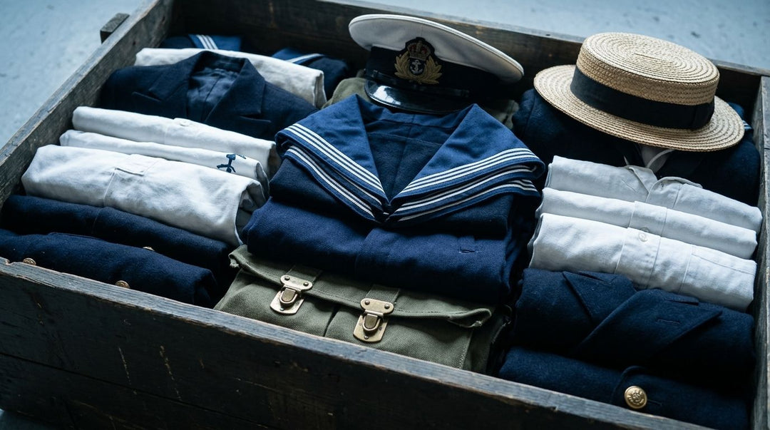 British navy uniform for collectors and reenactors