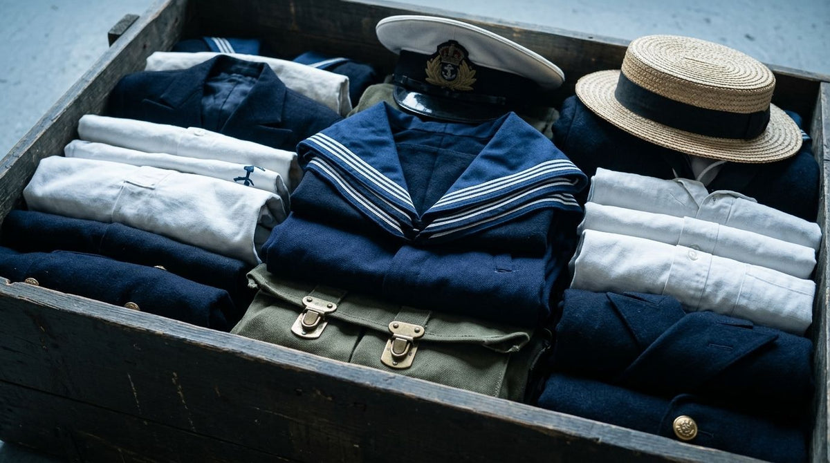 British navy uniform for collectors and reenactors