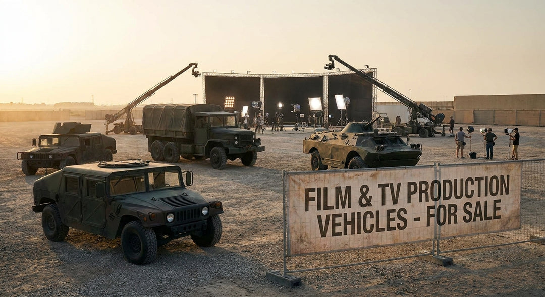 Ex military vehicles for sale for film and TV production