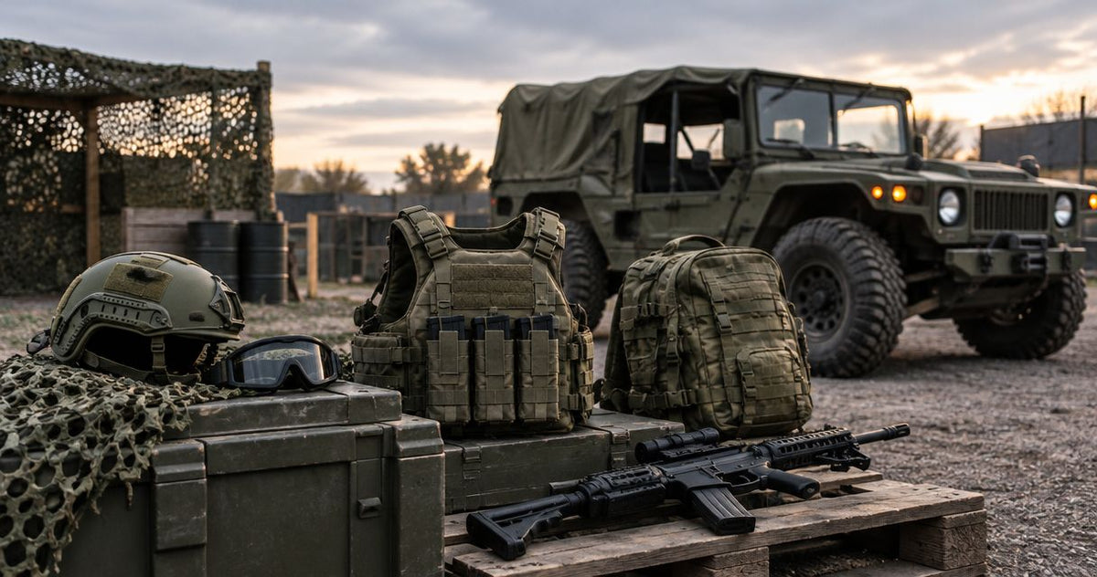Military surplus gear for airsoft site operators: complete 2026 guide