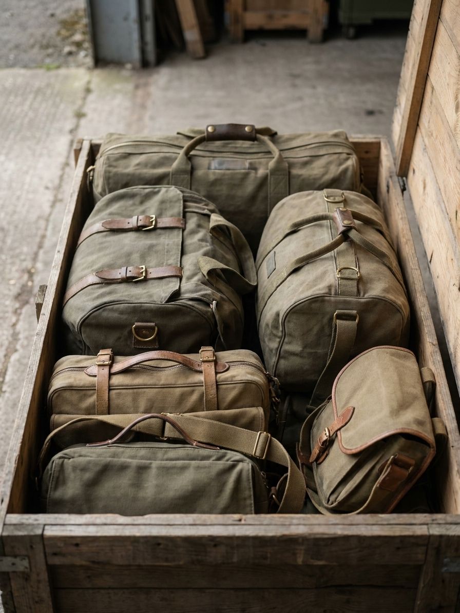Military surplus bags for travellers