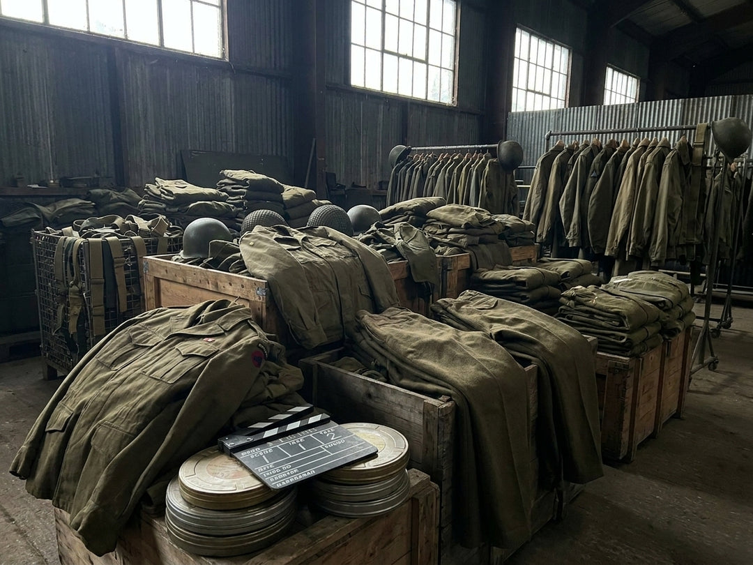 Military surplus uniforms for film and theatre costume departments