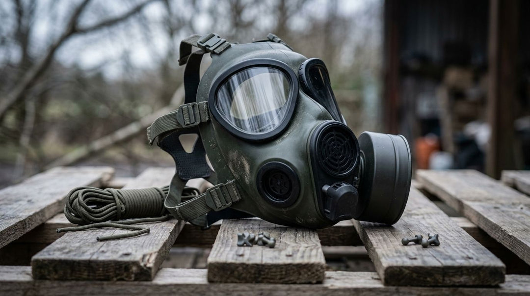 Gas masks and respirators for airsoft and paintball realism