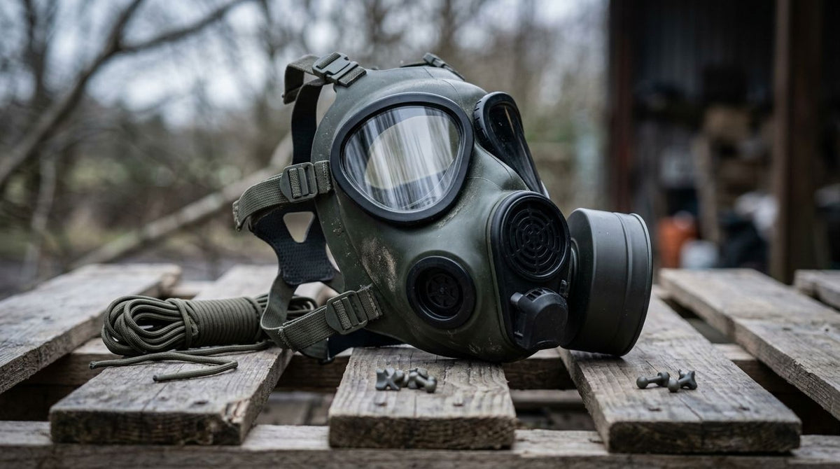 Gas masks and respirators for airsoft and paintball realism