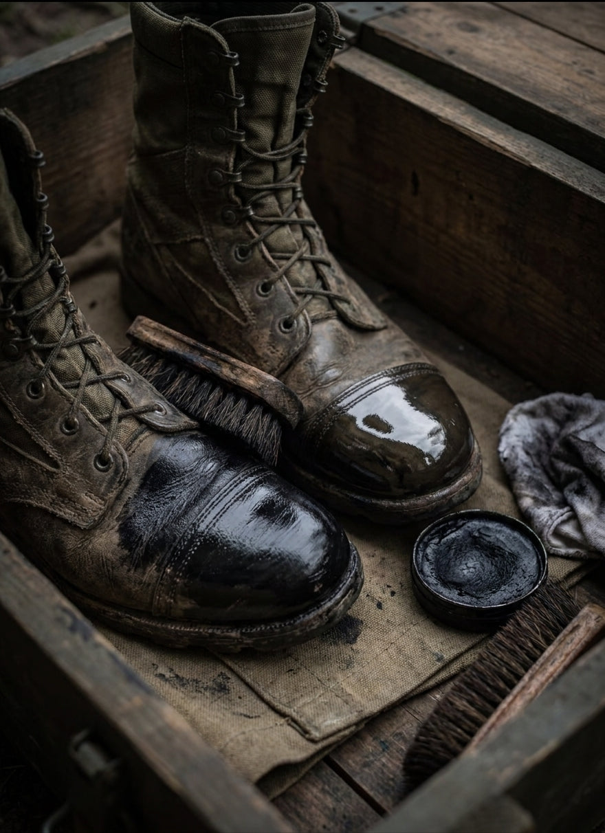 How to polish and maintain military boots for parade standard