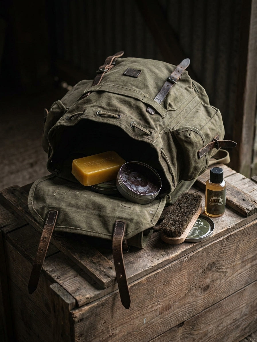 How to waterproof a military surplus rucksack