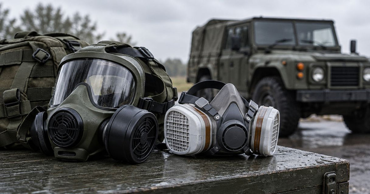 Can civilians legally own gas masks and respirators in the UK?