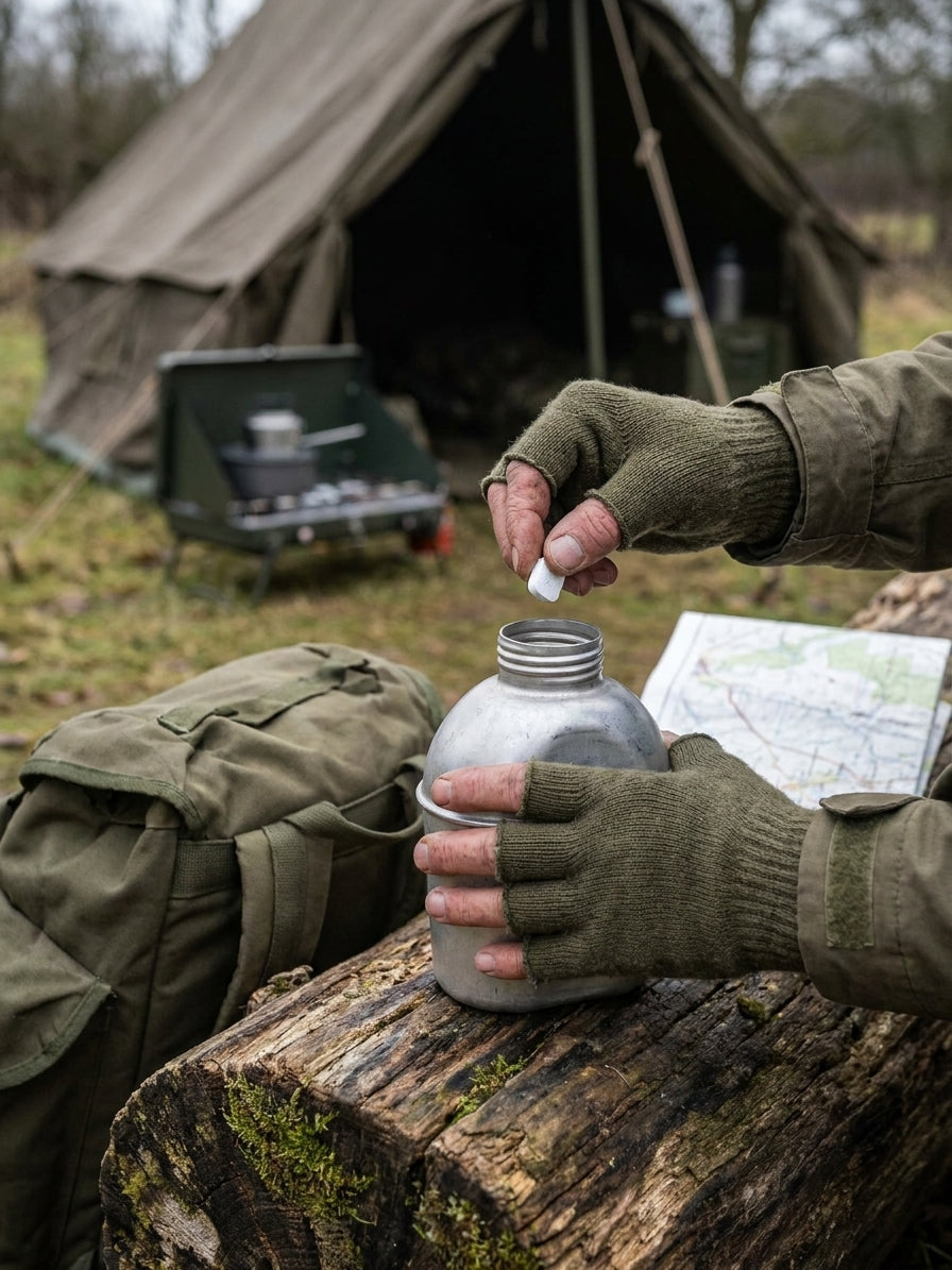 How to use water purification tablets for camping and travel