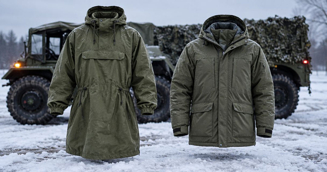 Is a military smock warmer than a standard winter jacket?