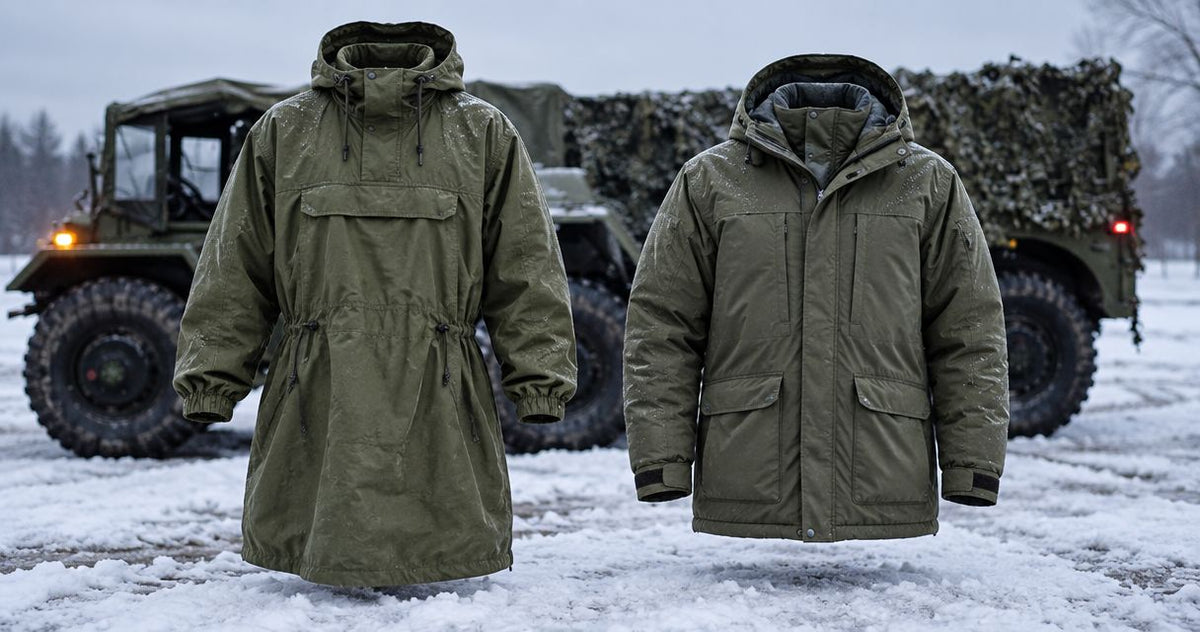 Is a military smock warmer than a standard winter jacket?