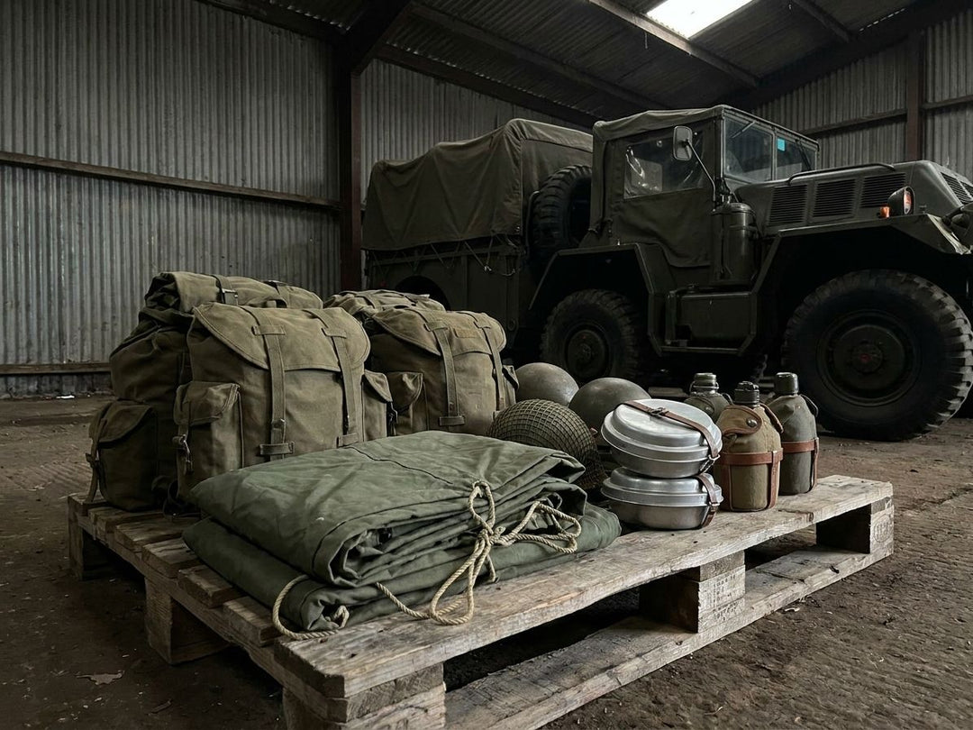 Army surplus gear for team building