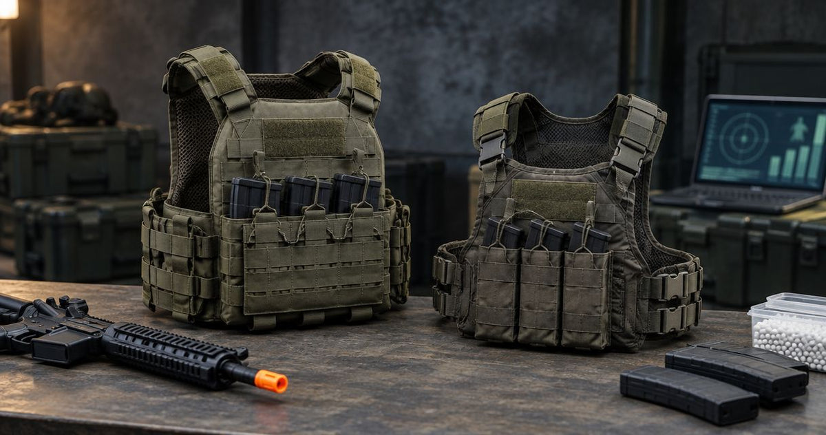 Is a plate carrier necessary for airsoft, or is a vest enough?
