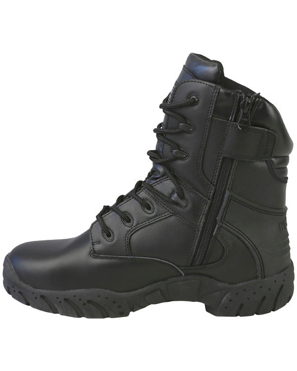 Tactical Pro Boot black all leather - pair with sole