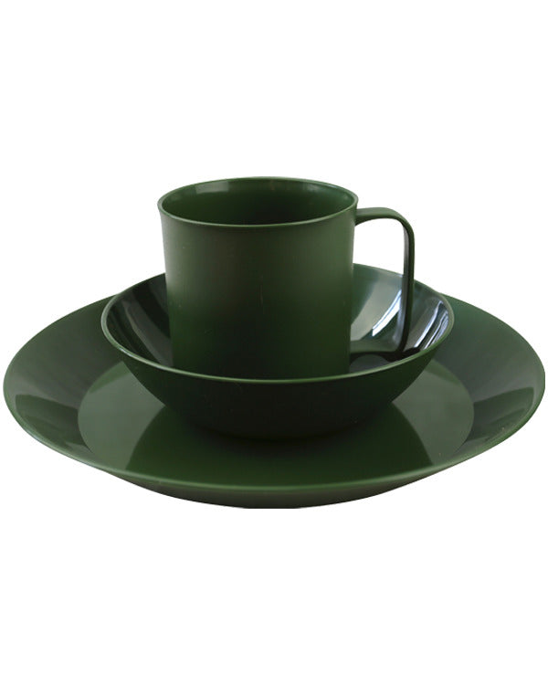 Plastic Olive Green Cadet Mug Cup
