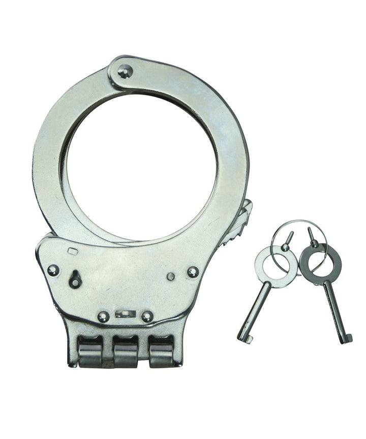 Triple Hinged Elite Speed Cuffs - Silver 0208