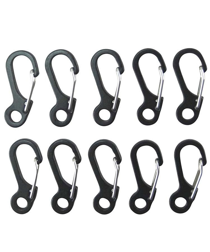 10pk Paracord Carabiners