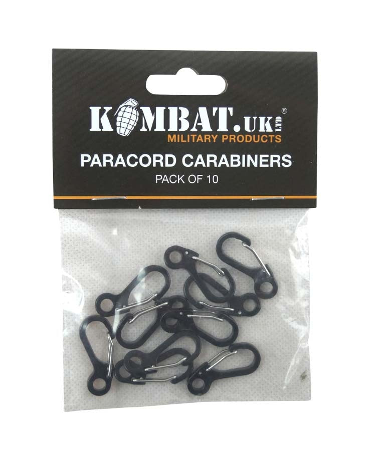 10pk Paracord Carabiners