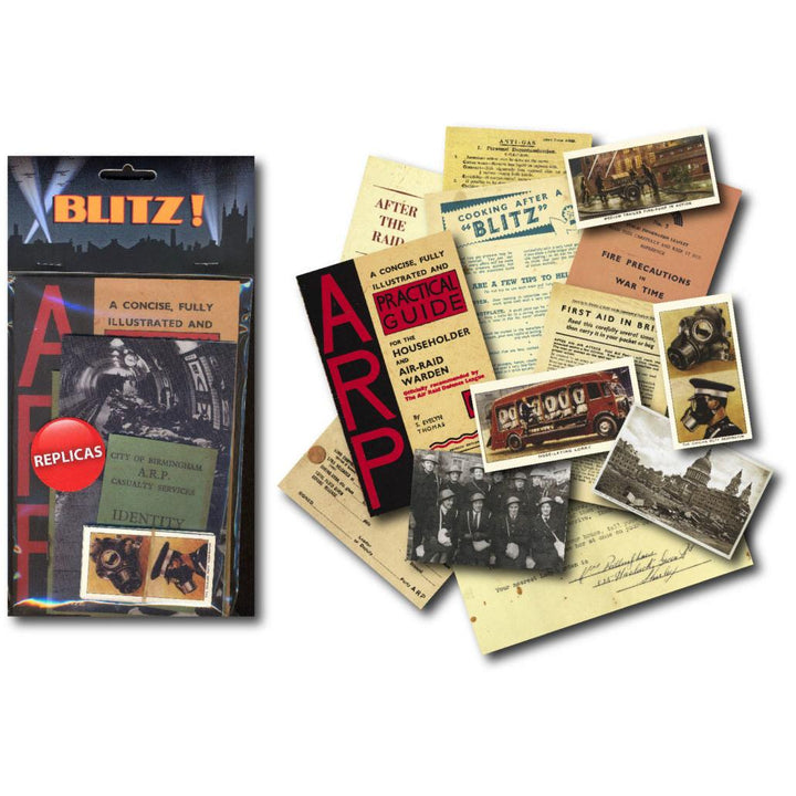 The Blitz Memorabilia Pack - WWII Home Front Document Reproductions