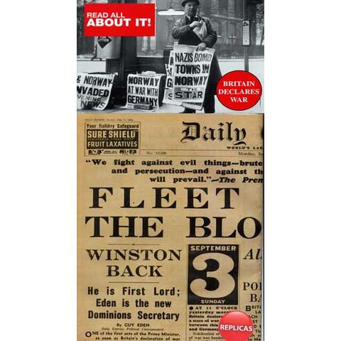 Daily Express 4th September 1939 - WWII Declaration of War Reproduction Newspaper
