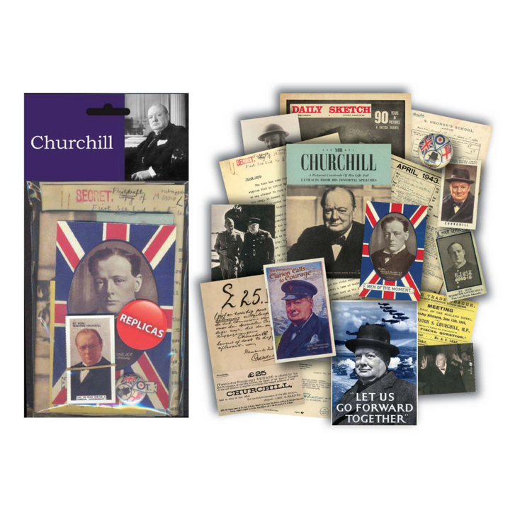 Winston Churchill Reproductions - Historical Memorabilia Pack