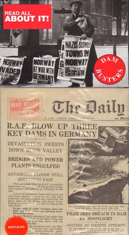 Daily Telegraph 18th May 1943 - Dambusters Raid - Newspaper Reproduction