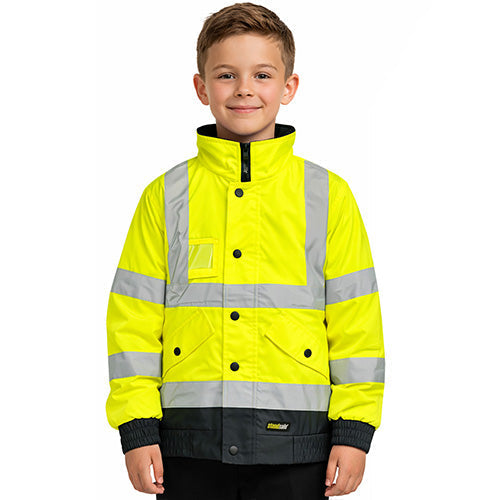 Standsafe Kids Hi-Vis Bomber Jacket-1