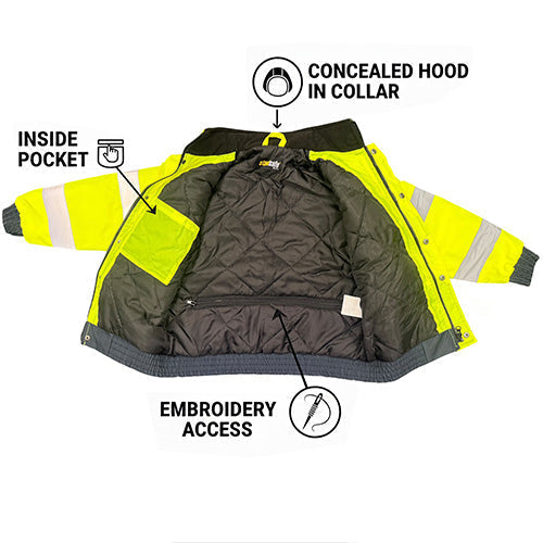Standsafe Kids Hi-Vis Bomber Jacket-3