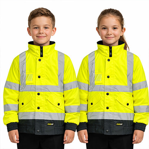 Standsafe Kids Hi-Vis Bomber Jacket-0
