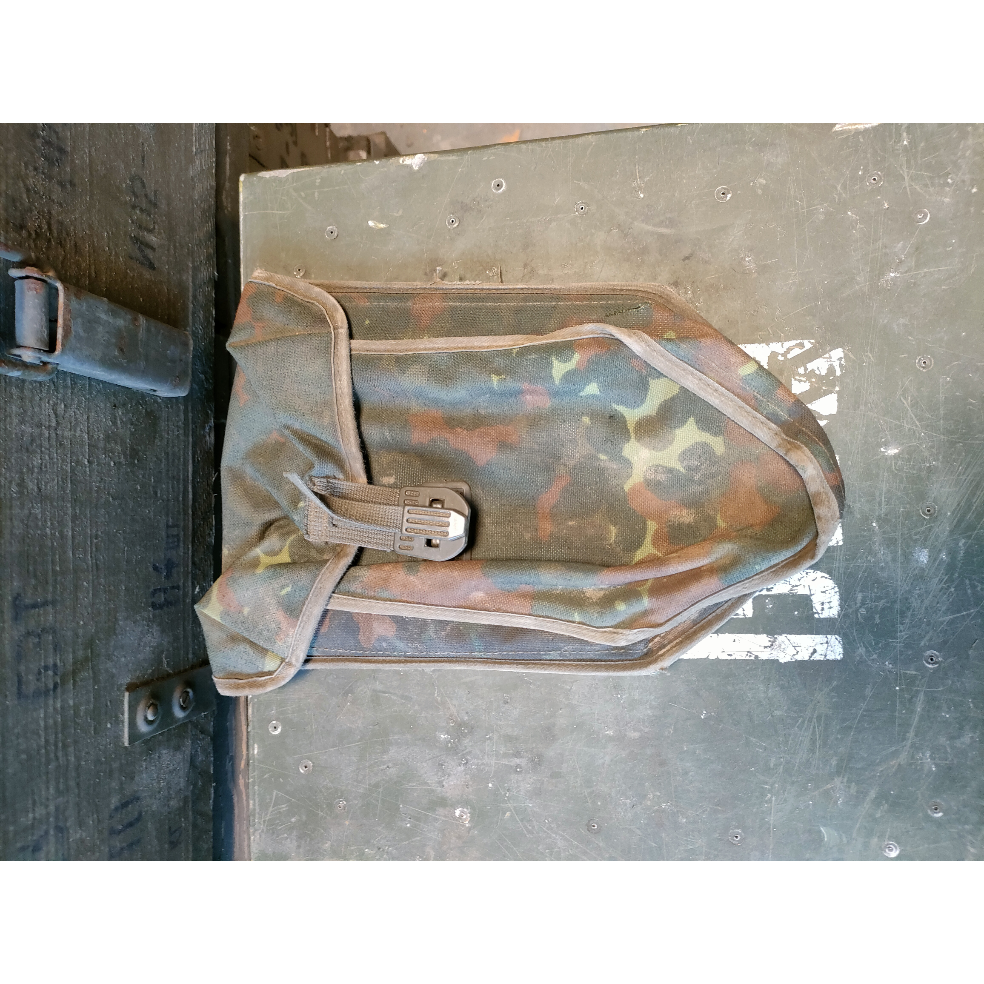 German Army Folding Shovel Cover - Flecktarn
