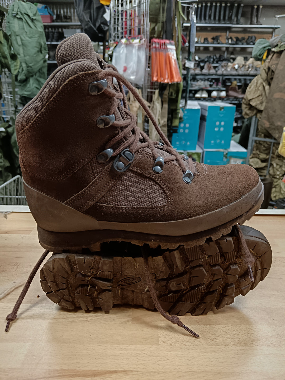 New Style HAIX Boots Desert High Liability Brown