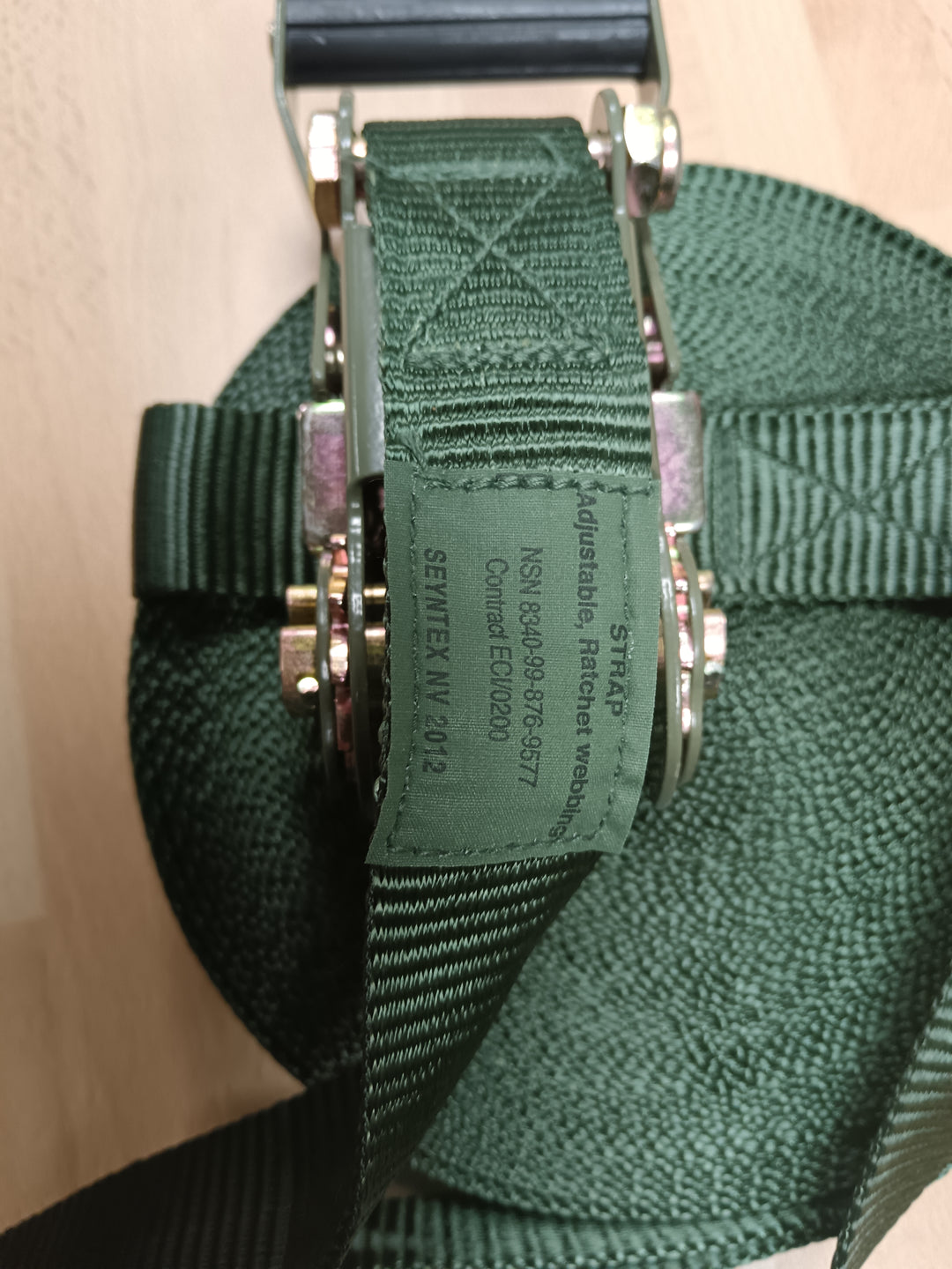 British Army Adjustable Ratchet Webbing Strap - new
