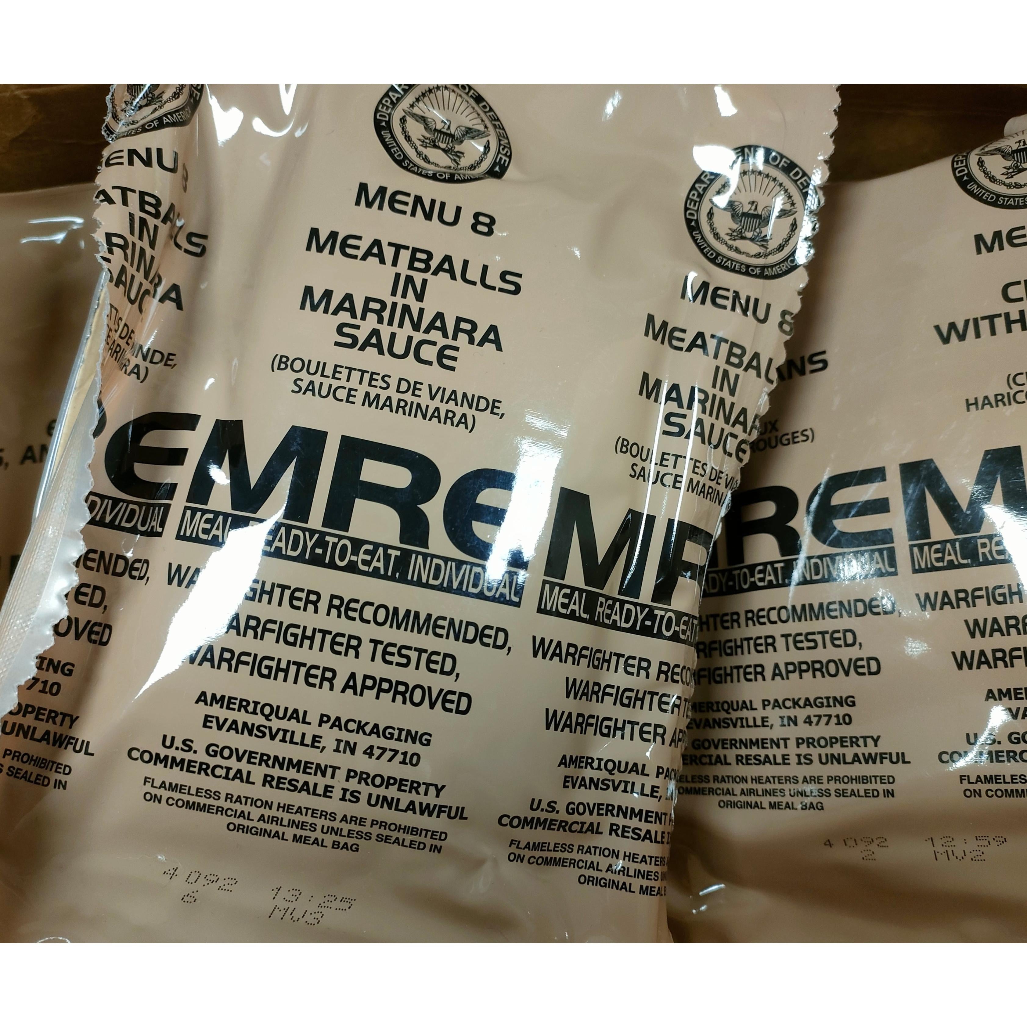 Military Rations Box Genuine US Army MRE Ration Packs – MilitaryMart
