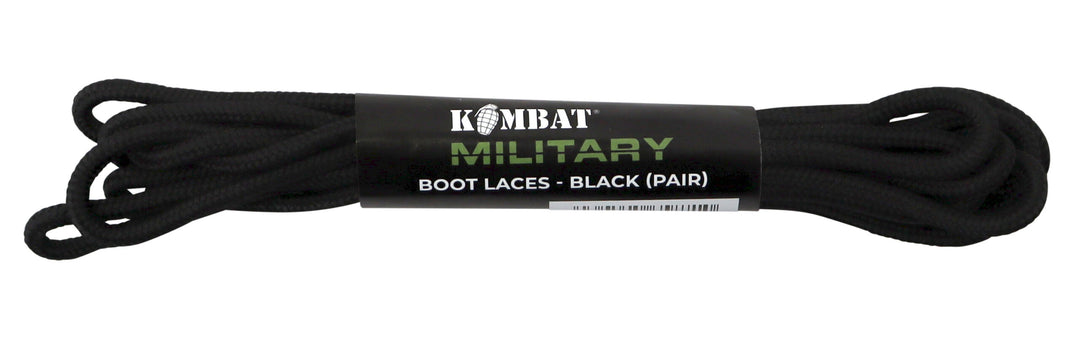 Boot Laces - Black (Retail Pack - Pair)