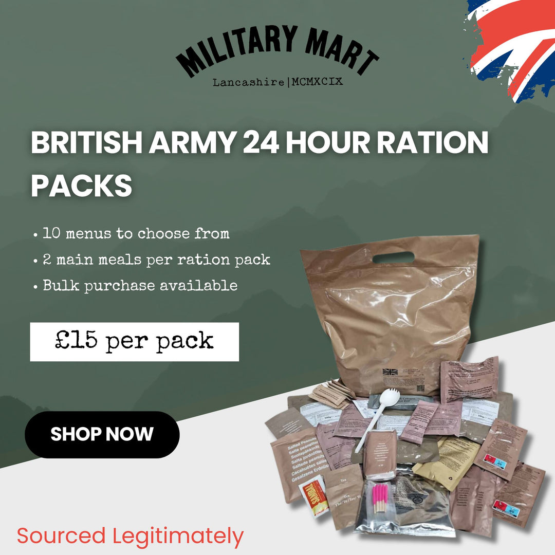 British Military Rations & 24-Hour MRE Packs | Survival & Camping Food ...
