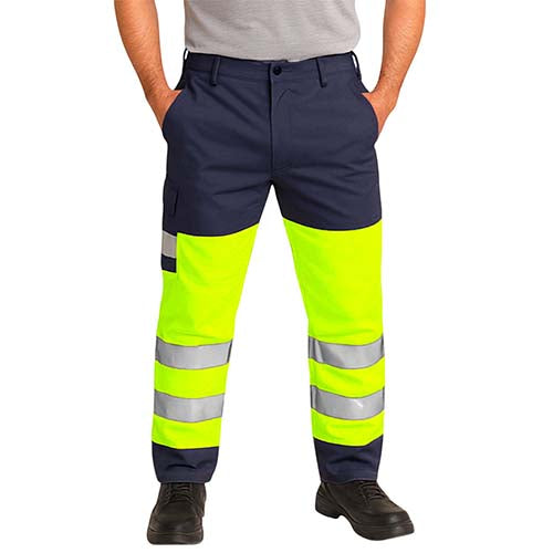 Hi Vis Cargo Work Trousers / Regular - Clearance-1
