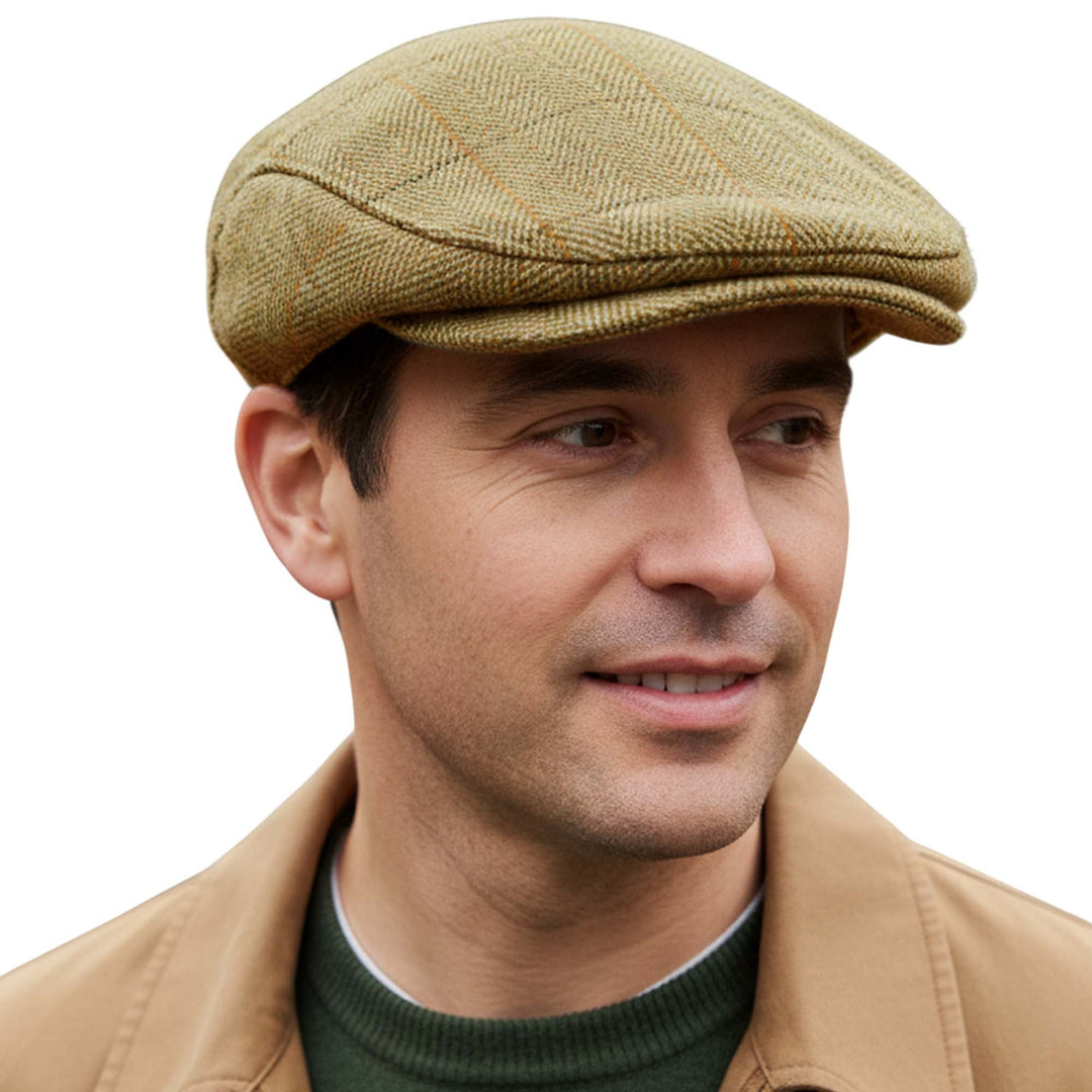 Game Tweed Flat Cap-0